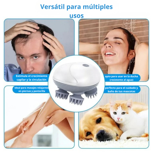 Masajeador eléctrico cuero cabelludo