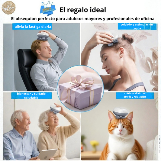 Masajeador eléctrico cuero cabelludo